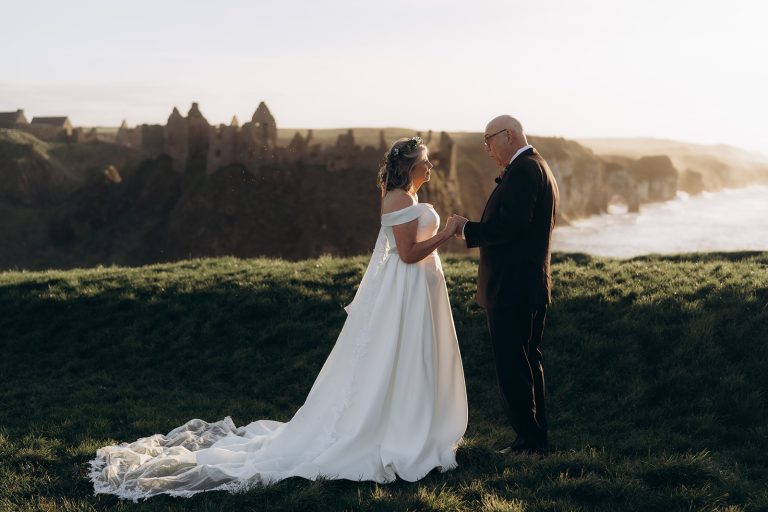 Cindy and James – An Intimate Elopement at Dunluce Castle