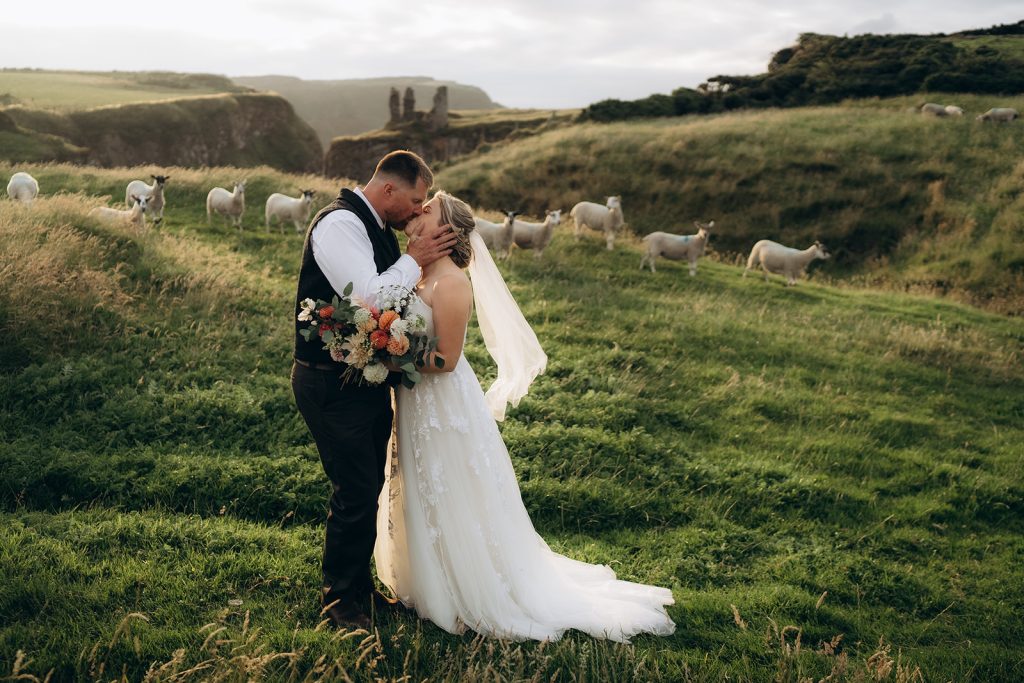 North Coast of Ireland elopement at the Causeway Coast